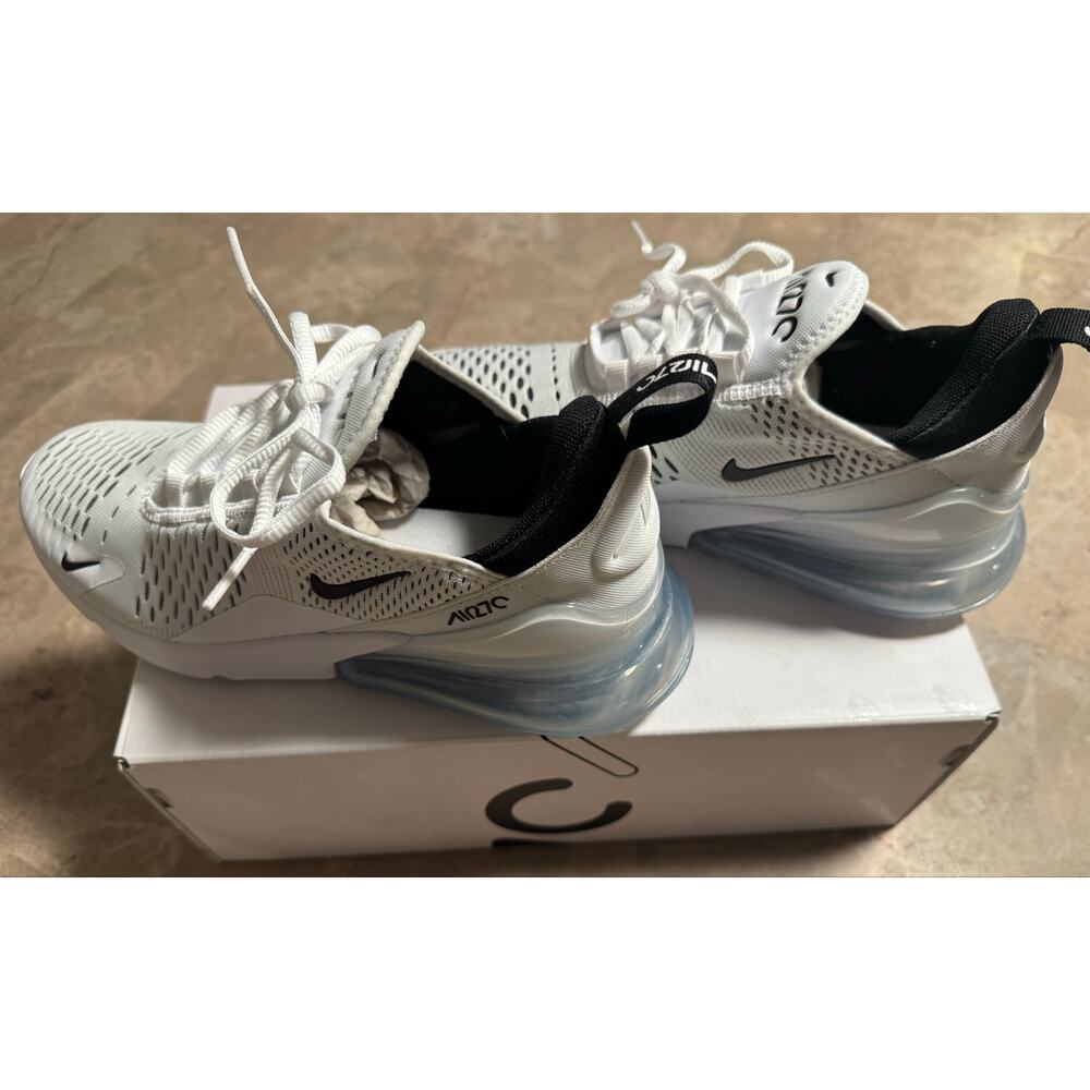 Nike Air Max 270 White Black Women's Size 8 Sneaker AH6789-100 Brand New NIB - Picture 6 of 12